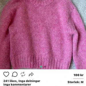 Hm stickad tröja  - Säljer en exakt likadan som i bilden fast storlek xs. Fint skick och om du är intresserad kan jag fixa fler bilder