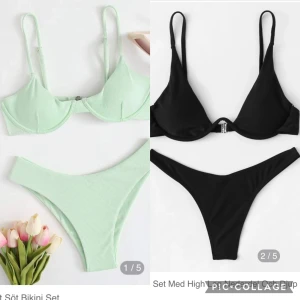 flera bikin toppar+en bikini nederdel - olika trendiga bikini toppar och en bikini nederdel som aldrig är testad, ❌den gröna är såld❌den svarta med bygel är såld