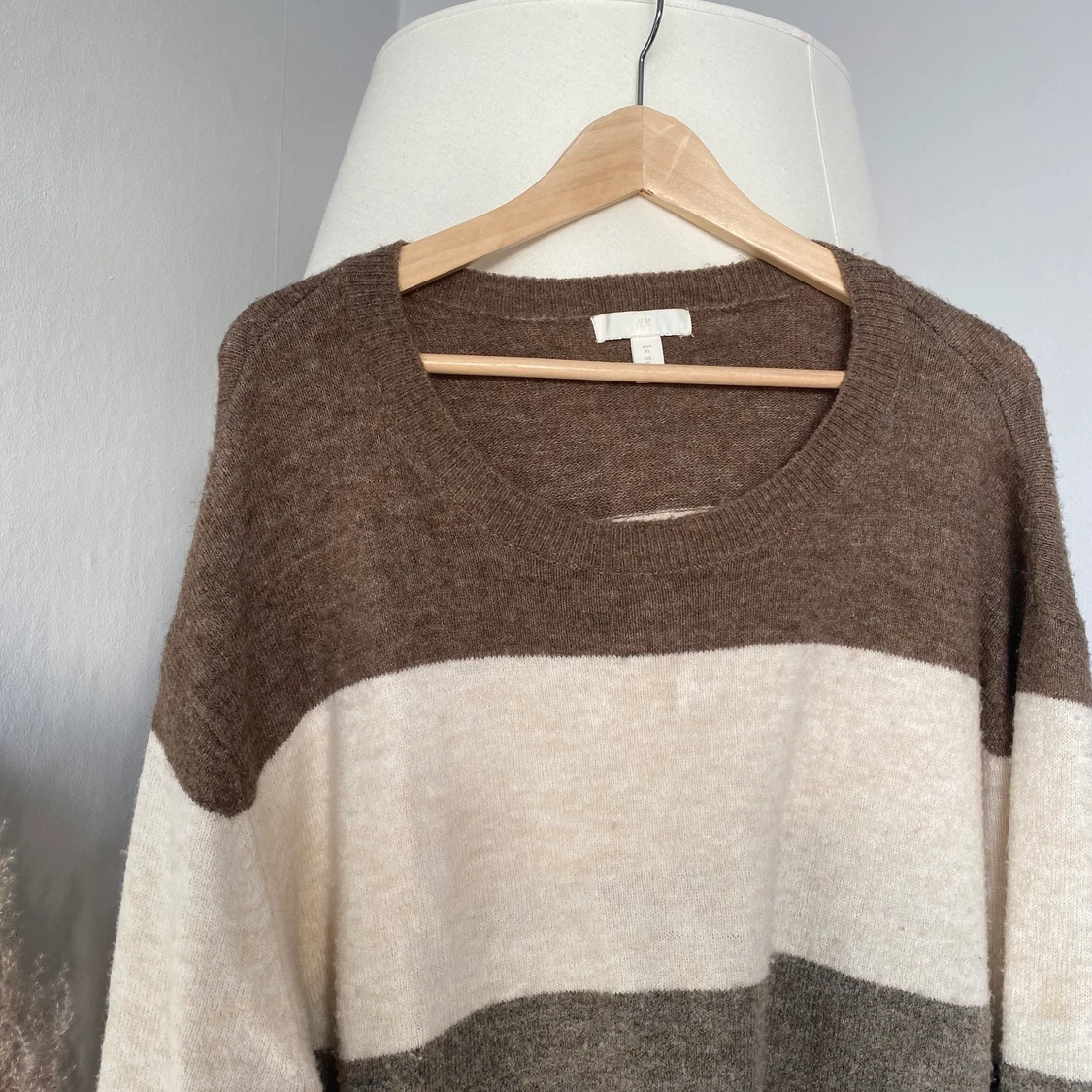 Randig stickad 💌 - 90