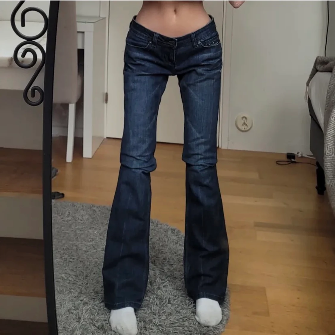 Lågmidjade jeans - 90