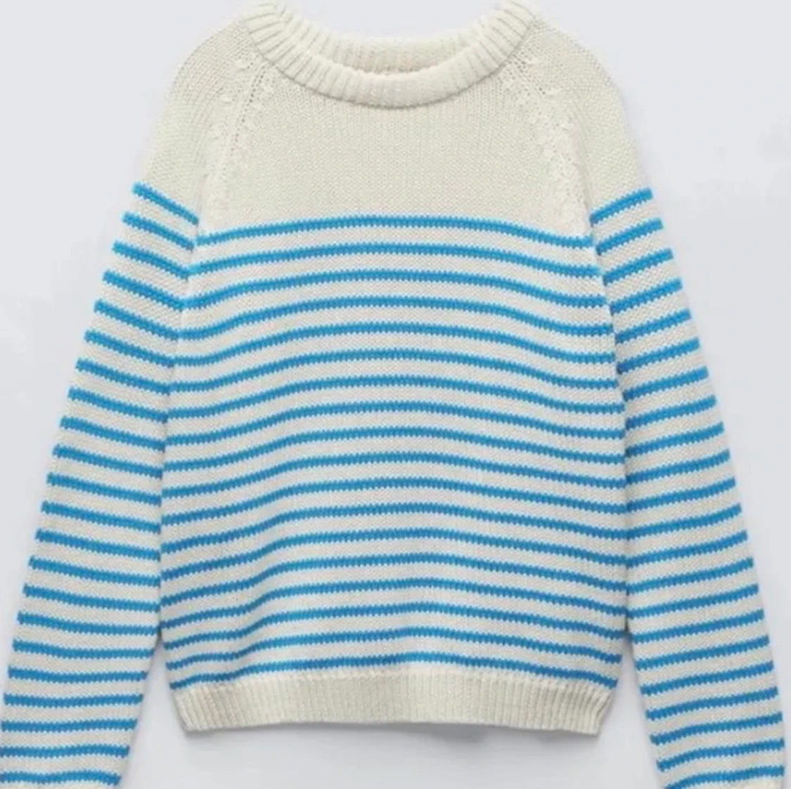 Randig stickad tröja från Zara!