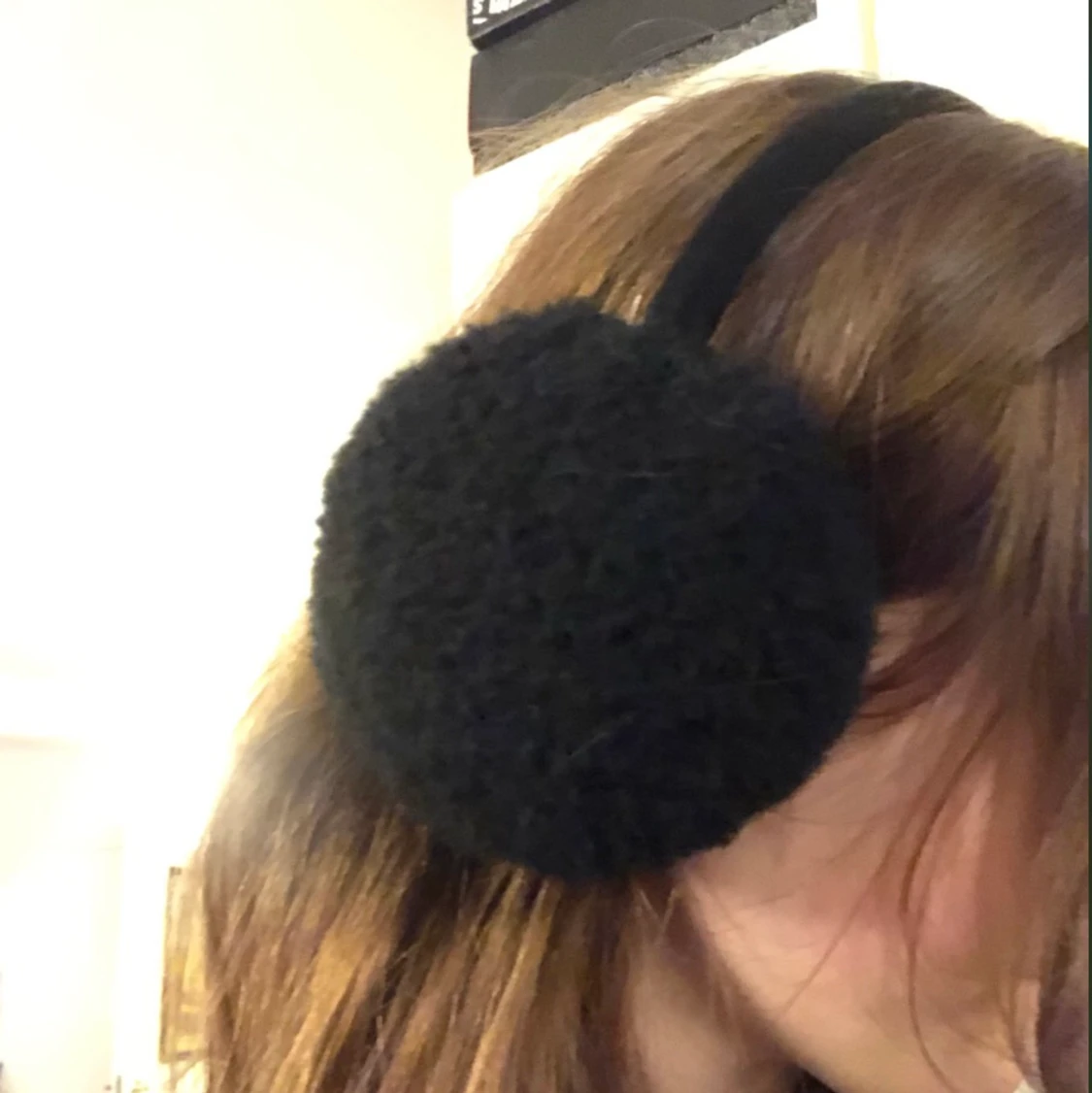 Svarta öronmuffar  - 90
