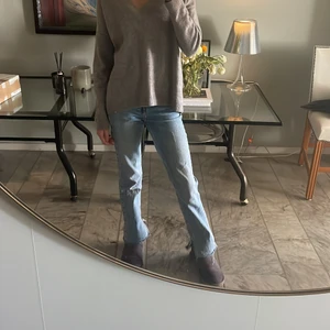 Jeans - As balla raka jeans med slits, blå fickor som jag målat själv🙌🏻