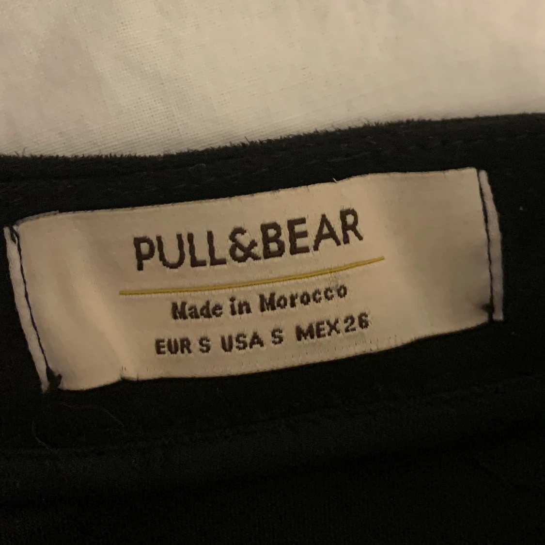 Svart mockakjol - 90