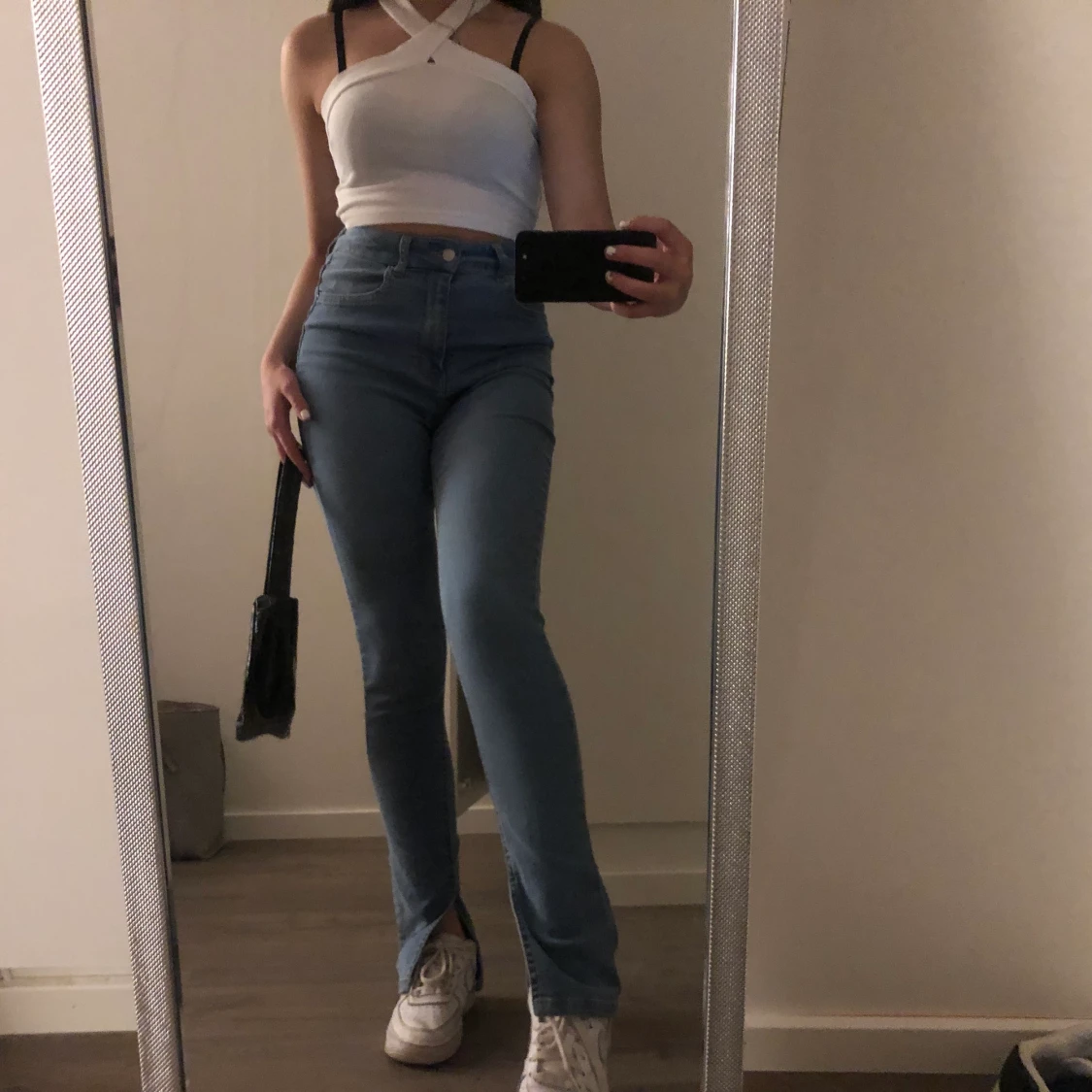 Jeans med slits  - 91