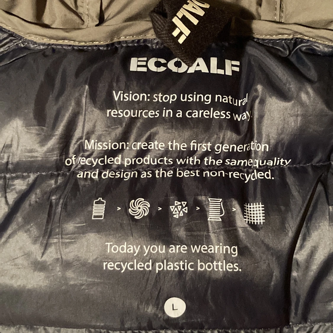 Ecoalf jacka i strl L - 91