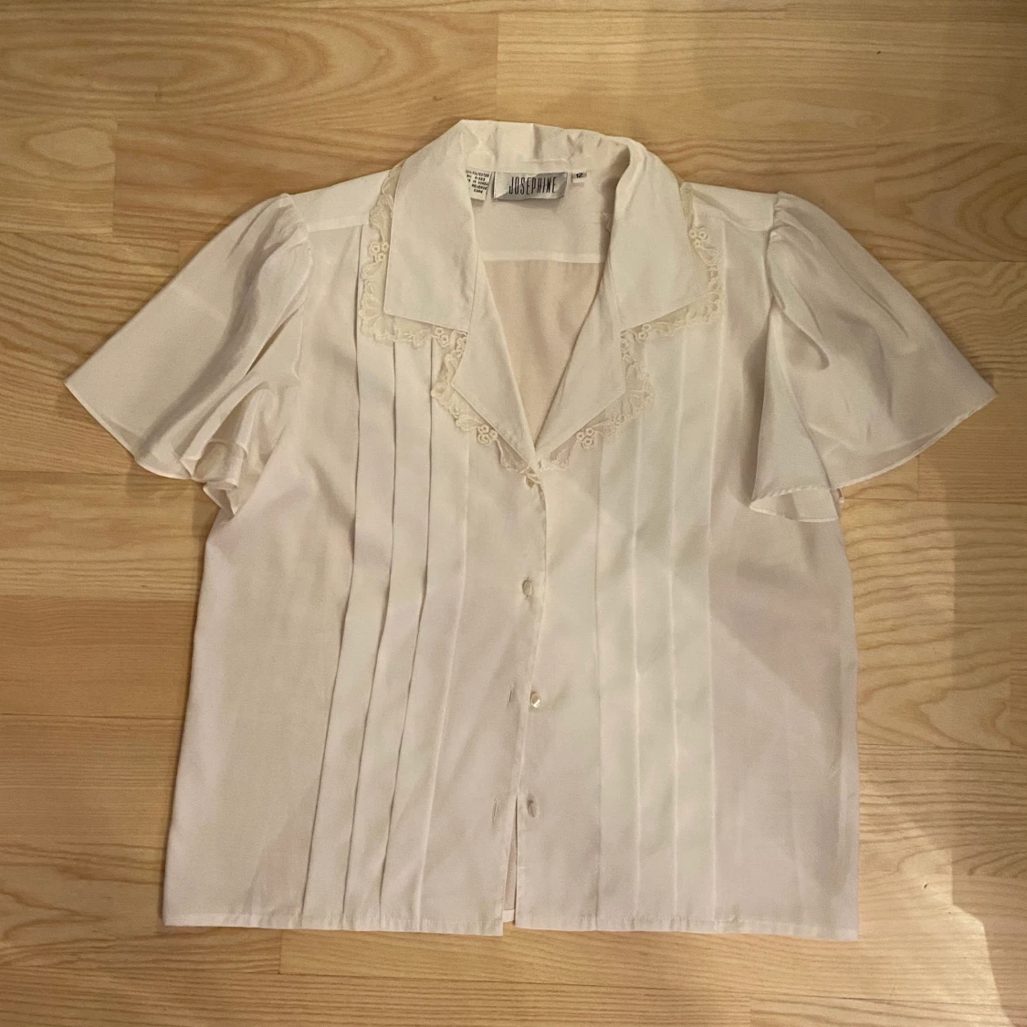 Vintageblus vit  - 90