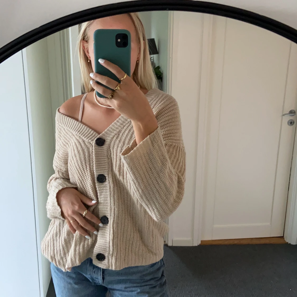 Stickad cardigan