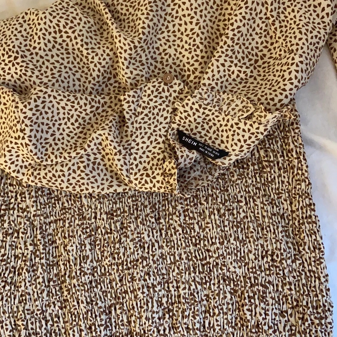 Shein klänning, leopard mönster - 91