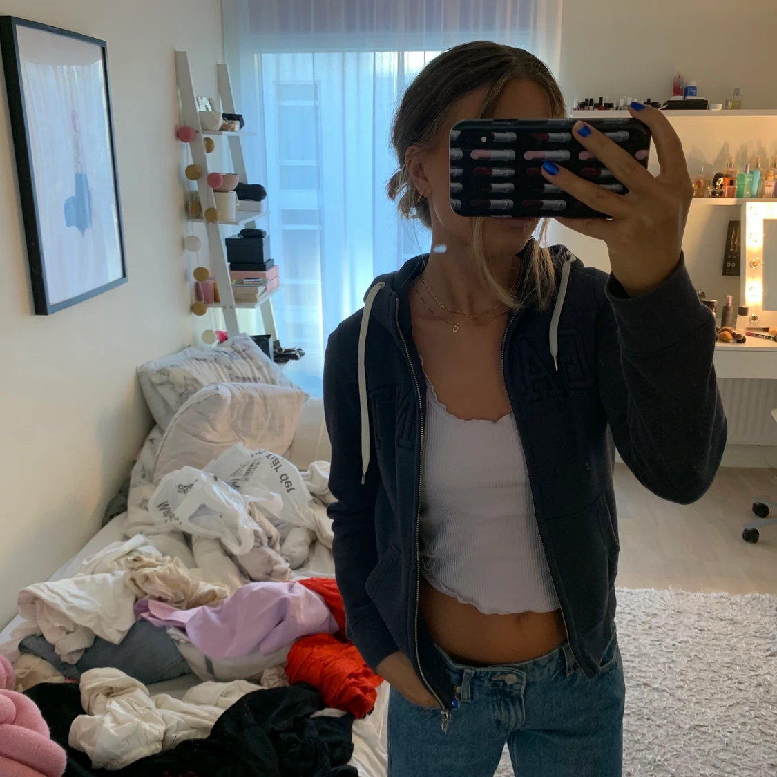 Blå gant kofta - 90