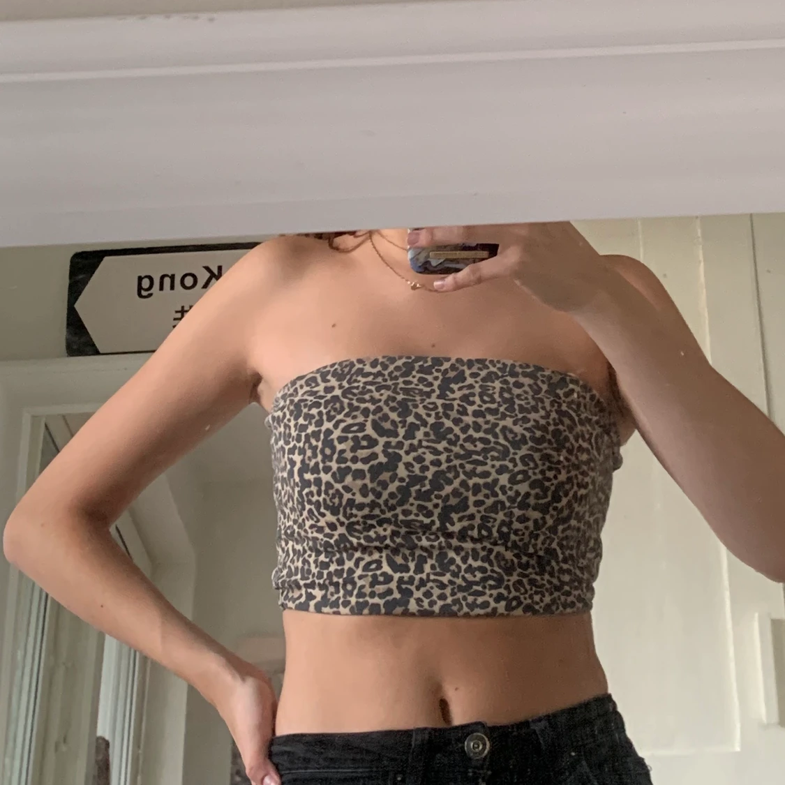 Leopard tupe top - 90