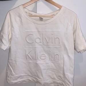 Vit Calvin Klein t-shirt storlek M. Fint skick!