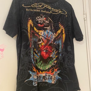 Ed hardy tröja - Ed hardy tröja, den är storlek XL men ligger lite oversized på mig och jag har storlek S-M!