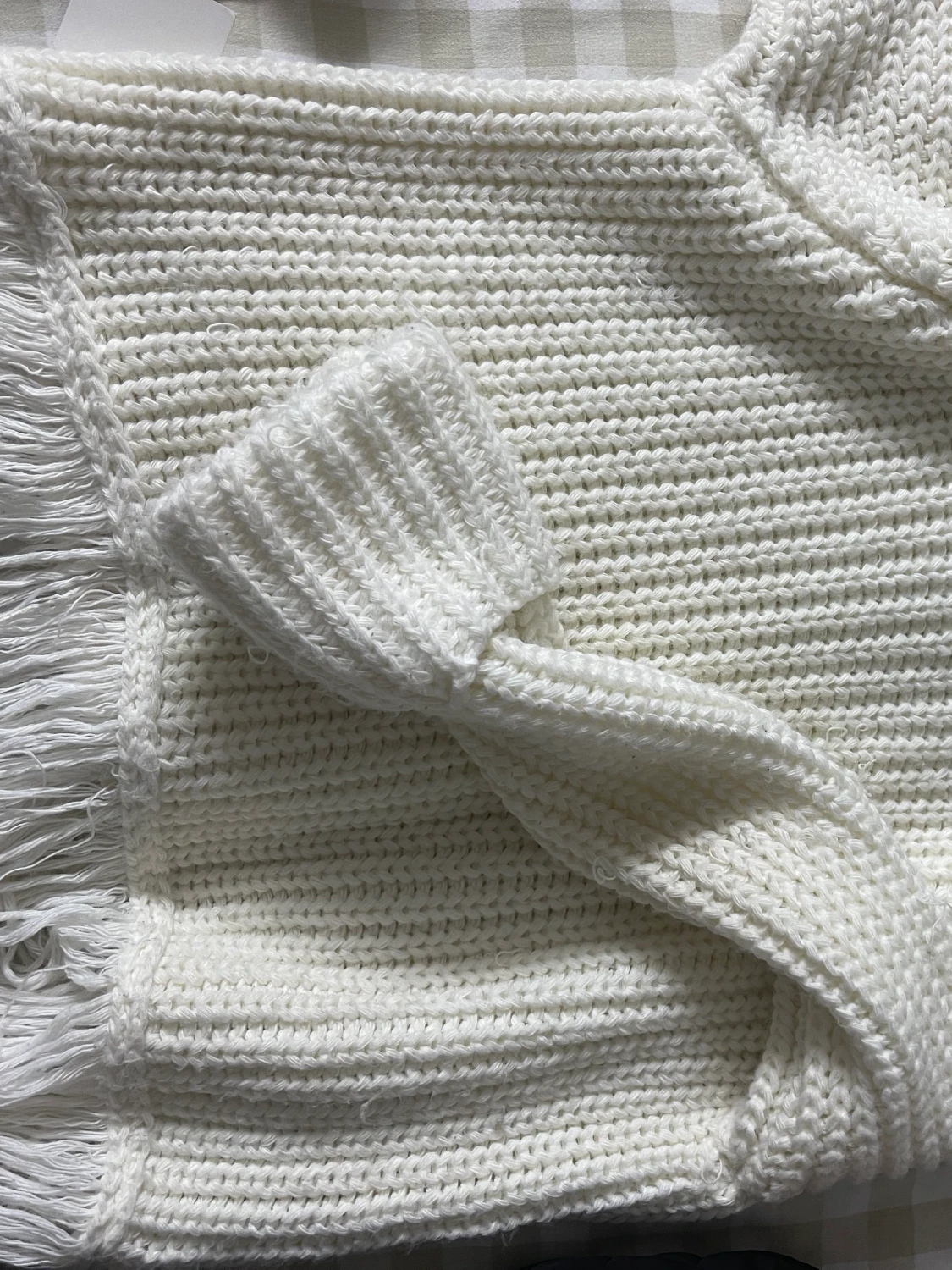 Tjock stickad tröja  - 91