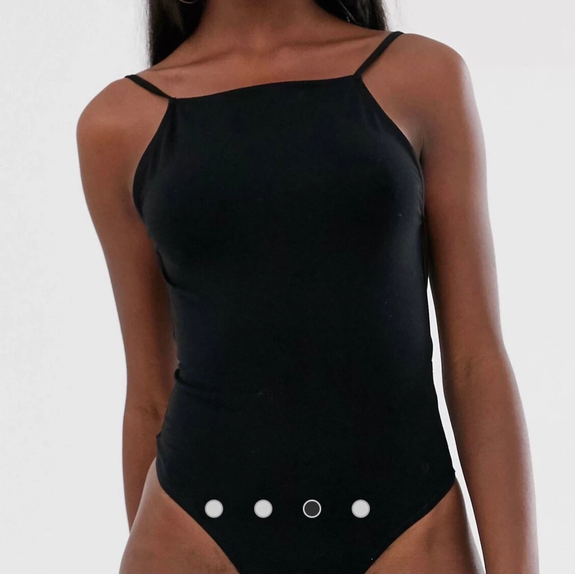 Svart party fest body top XS