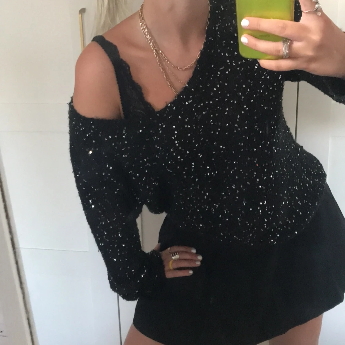 Glittrig tröja - 90