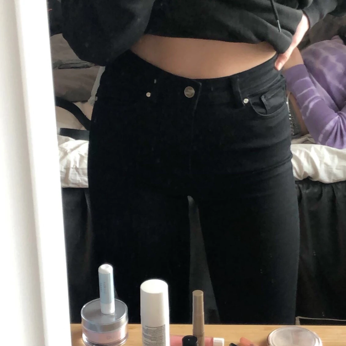 Svarta Bootcut jeans  - 90