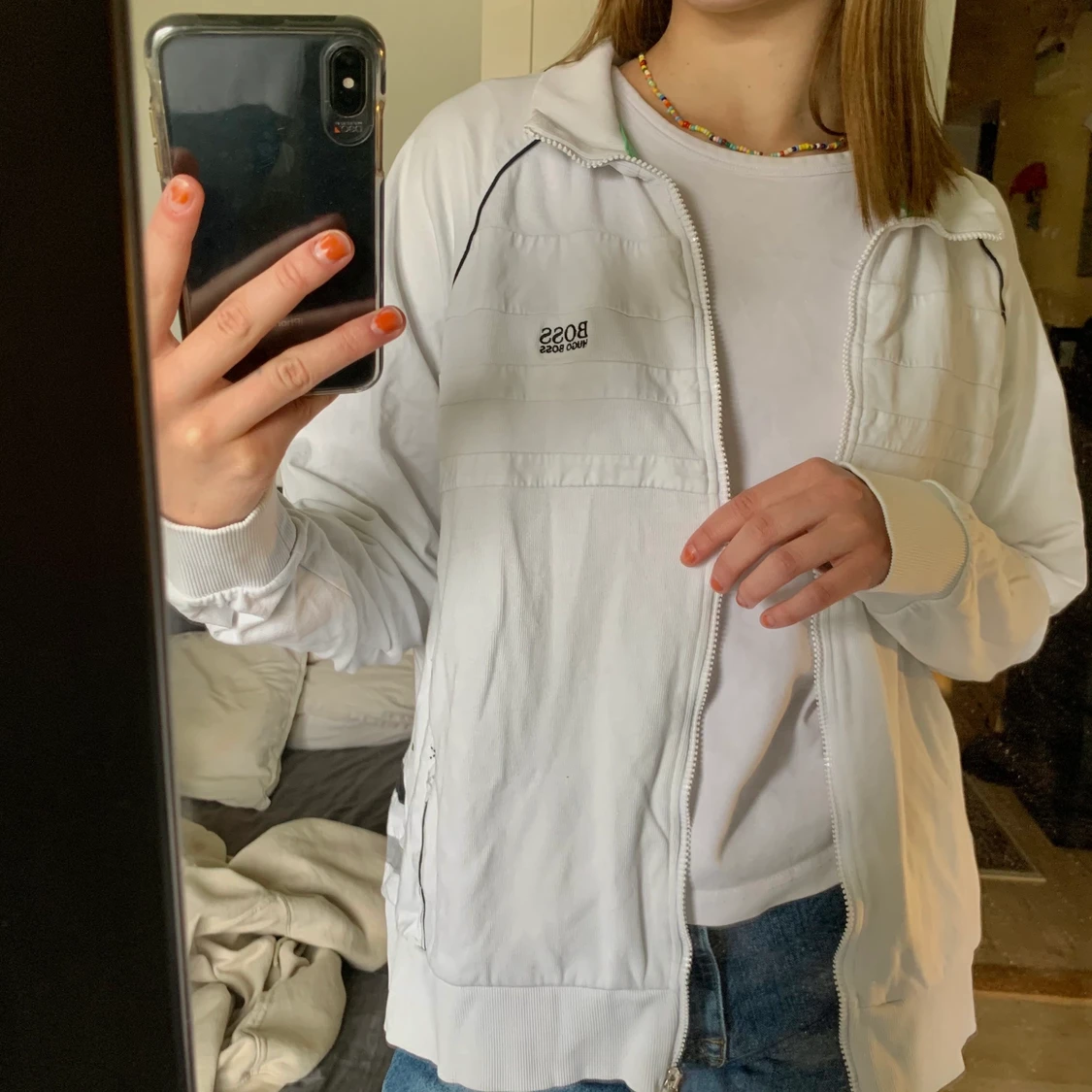 HUGO BOSS zip-up hoodie