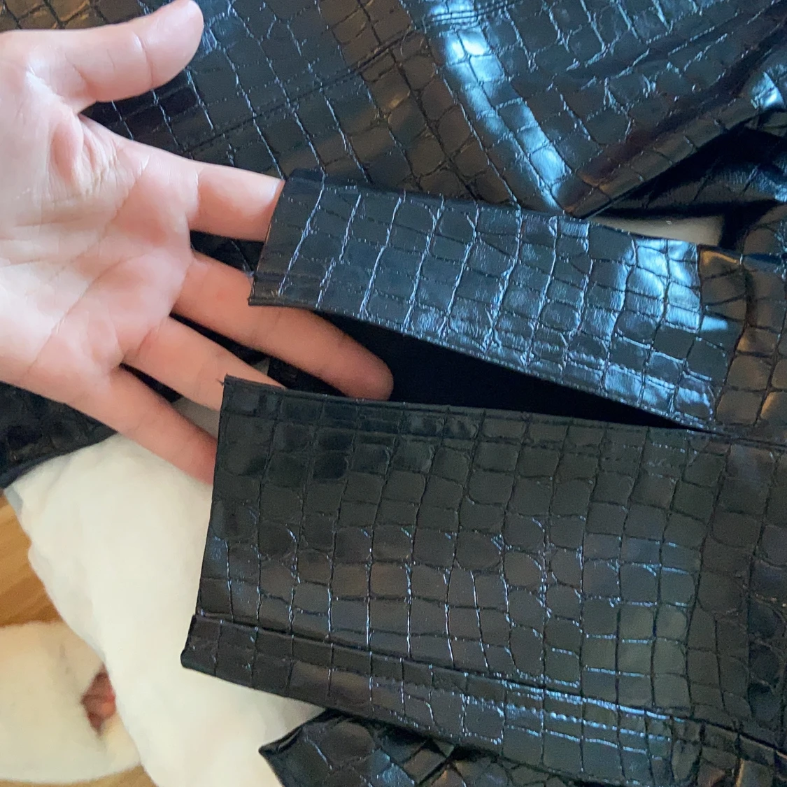 ”Krokodil”byxor från Zara - 90