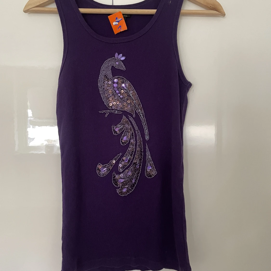 Lila linne, paljetter  - 91