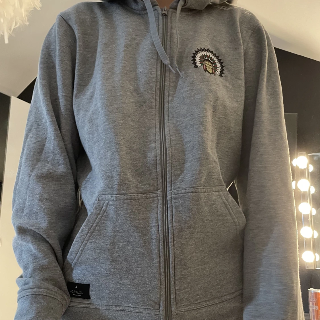 Grå Frölunda hoodie