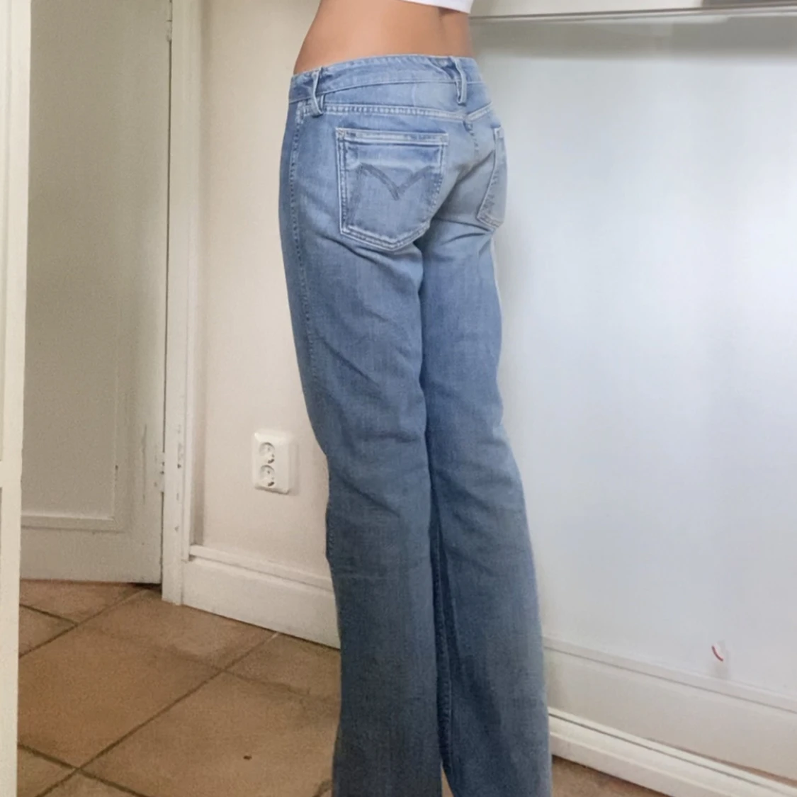 Lågmidjade jeans