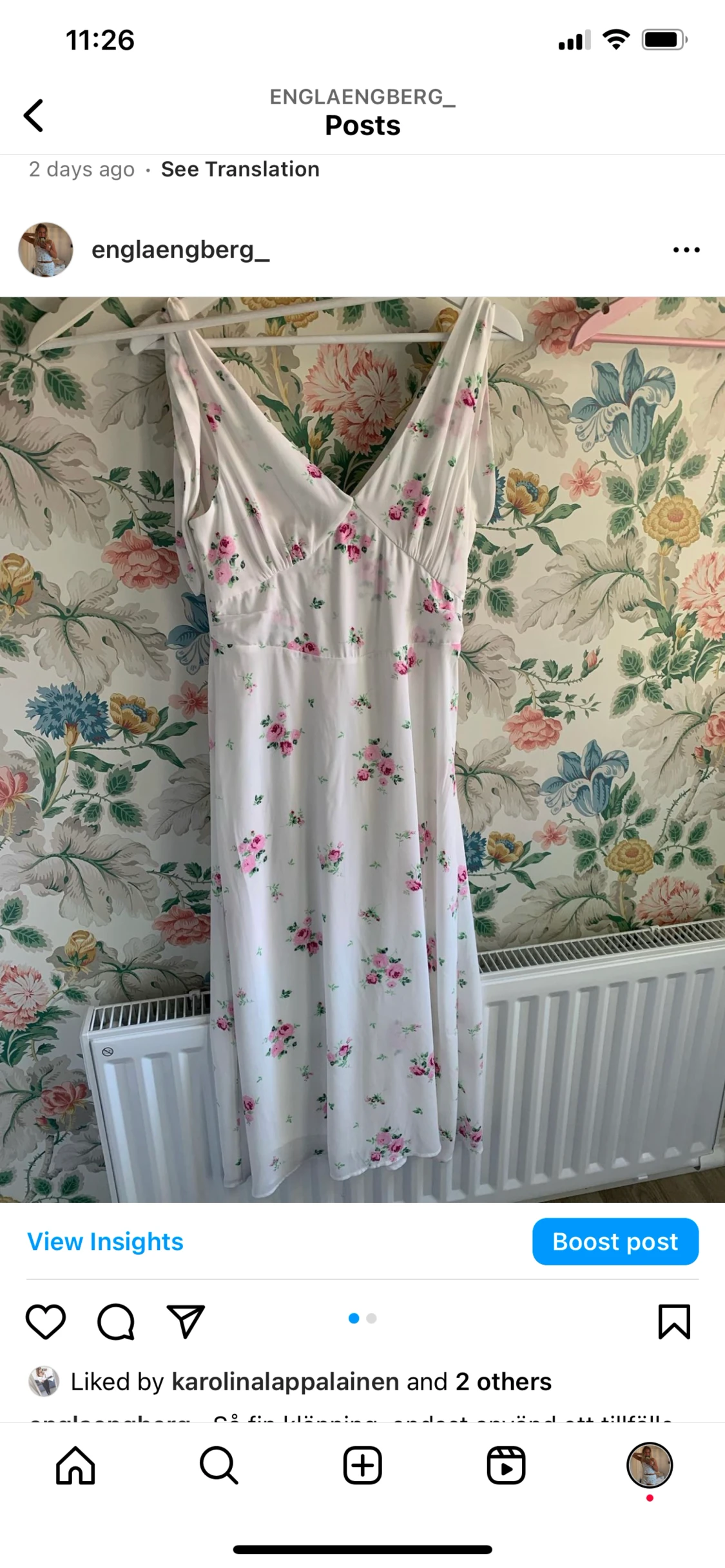 Sommarklänning lång klänning - 90