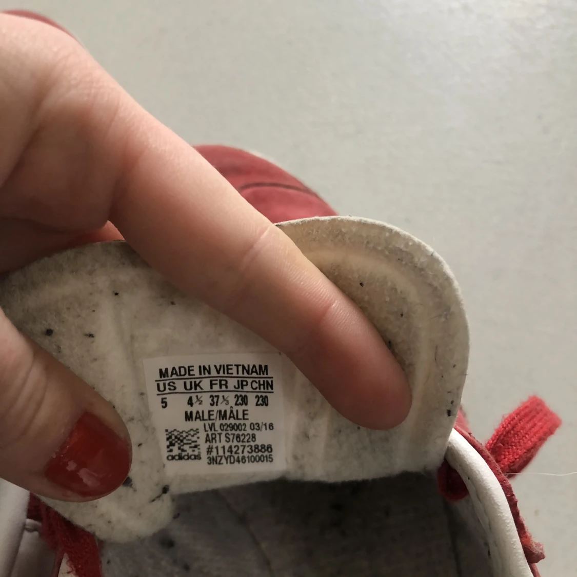 Adidas gazelle röd - 91