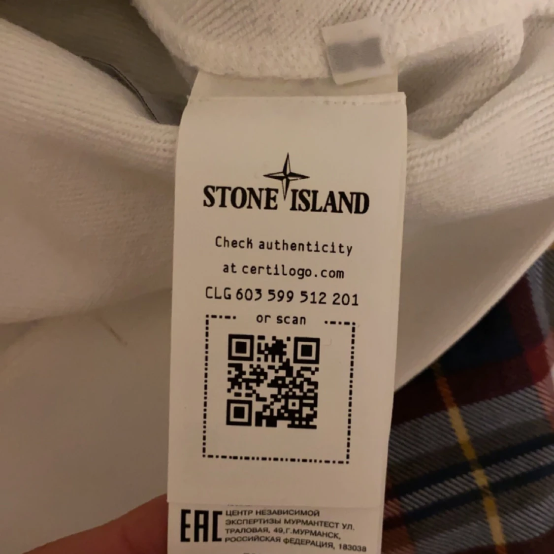 Stone Island Sweatshirt, Vit - 91