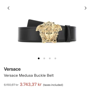 Versace bälte, äkta - Versace bälte i fint skick men som ej används längre.