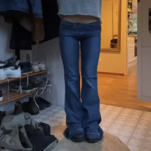 Wrangler jeans - Säljer dessa supercoola lågmidjade bootcut jeansen från Wrangler med coola detaljer. Skriv för fler bilder ❤️‍🔥❤️‍🔥