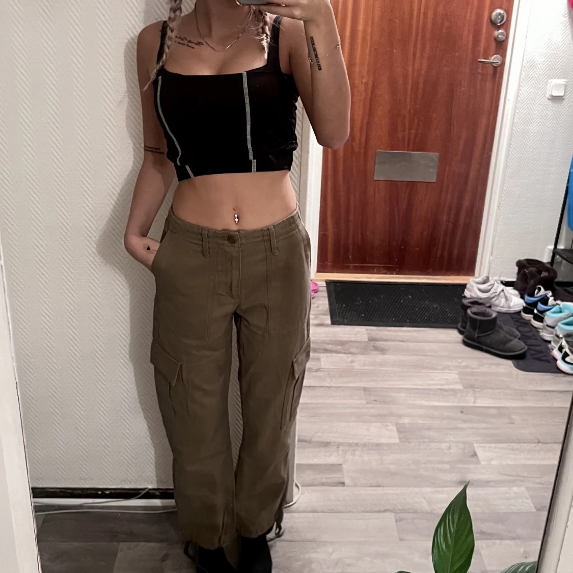 Cargo jeans från urban outfitters