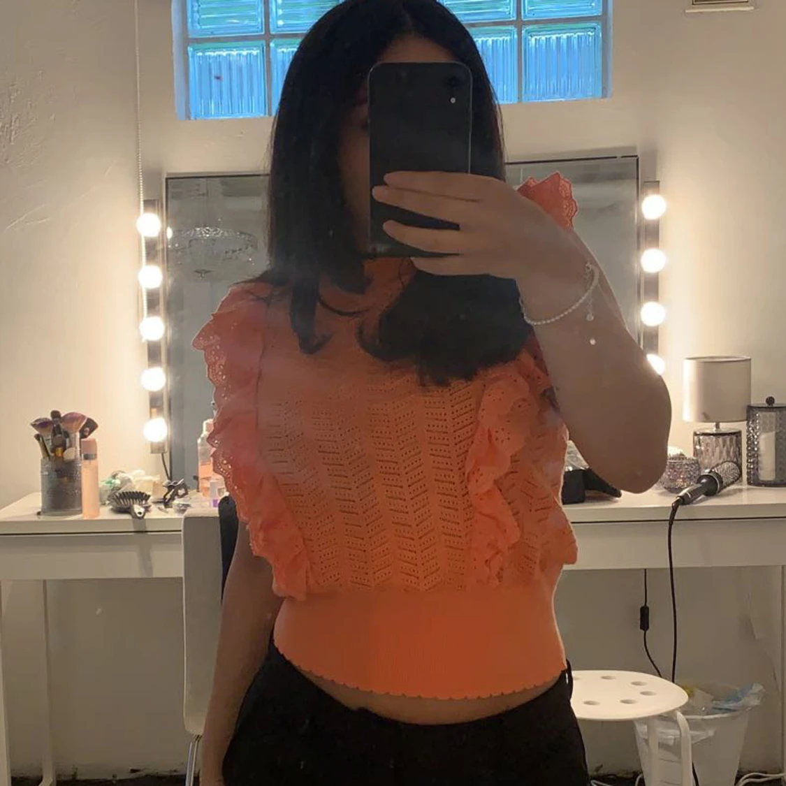 Topp med volanger  - 90