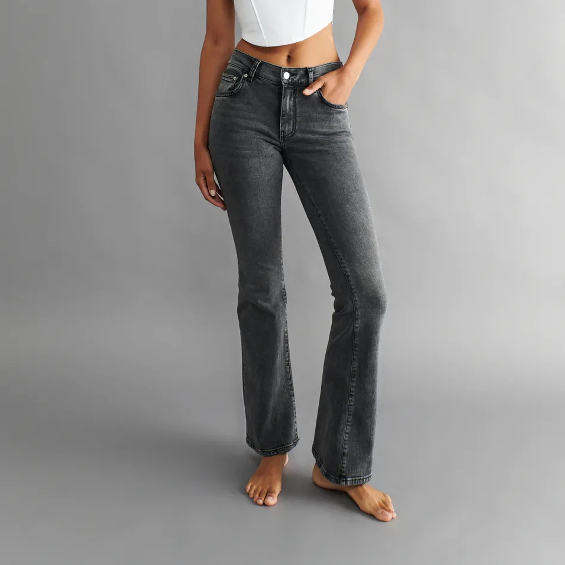 Lågmidjade jeans  - 90