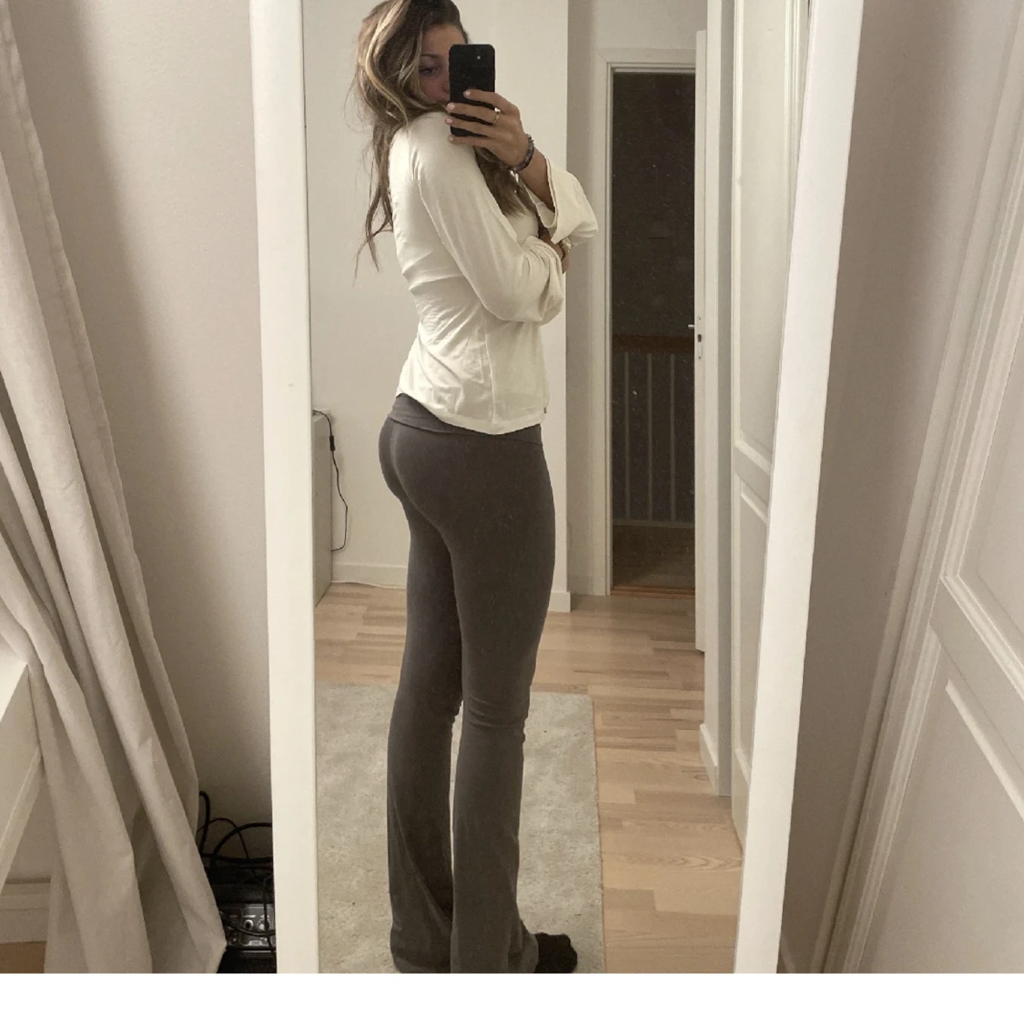 Yoga pants gråa  - 90
