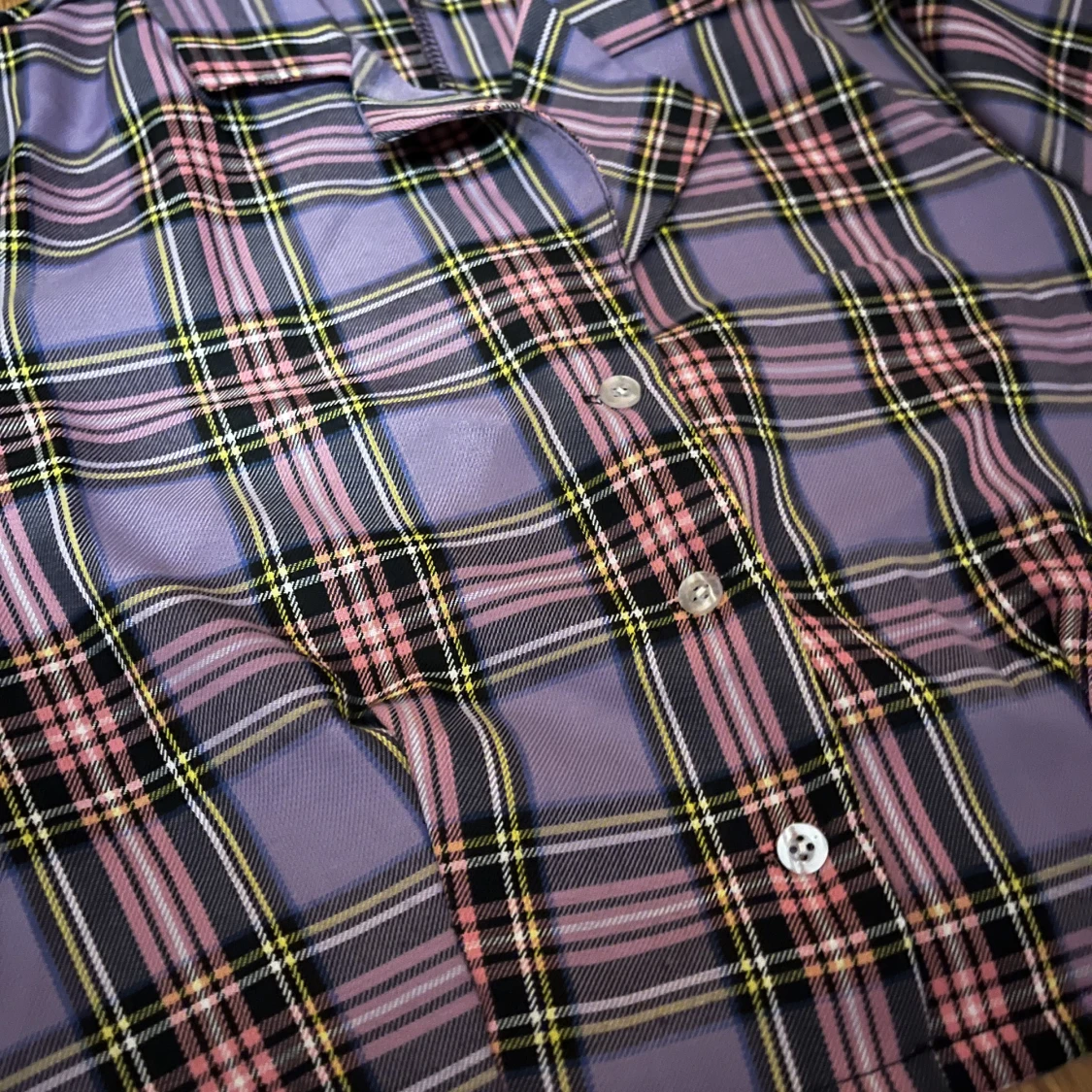 lilarutig croppad skjorta - 90