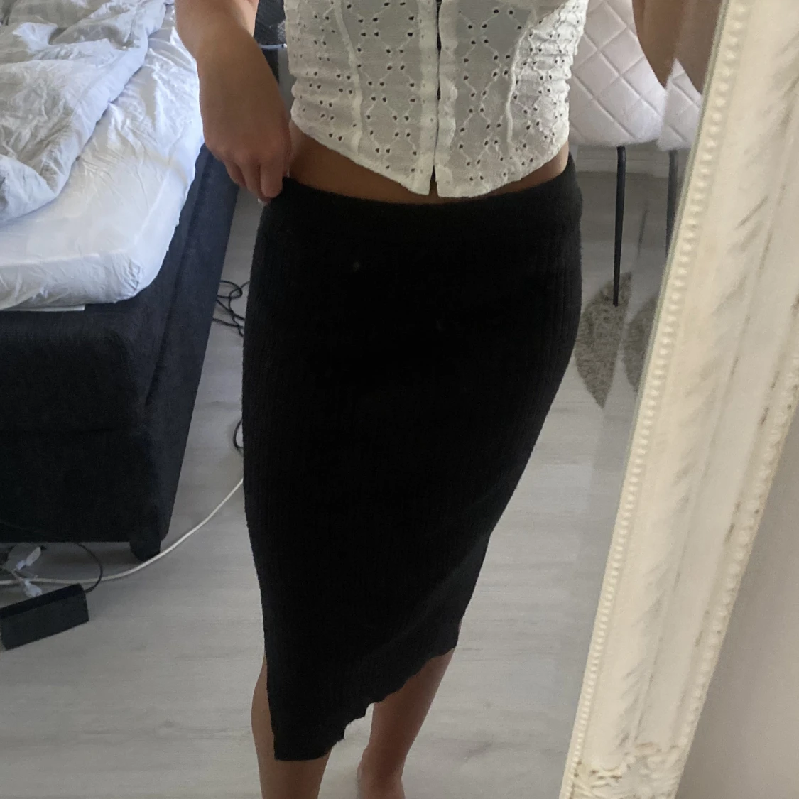 Stickad kjol från nakd - 90