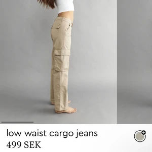 Cargojeans från GinaTricot  - Säljer mina cargobyxor som endast är använda en gång.