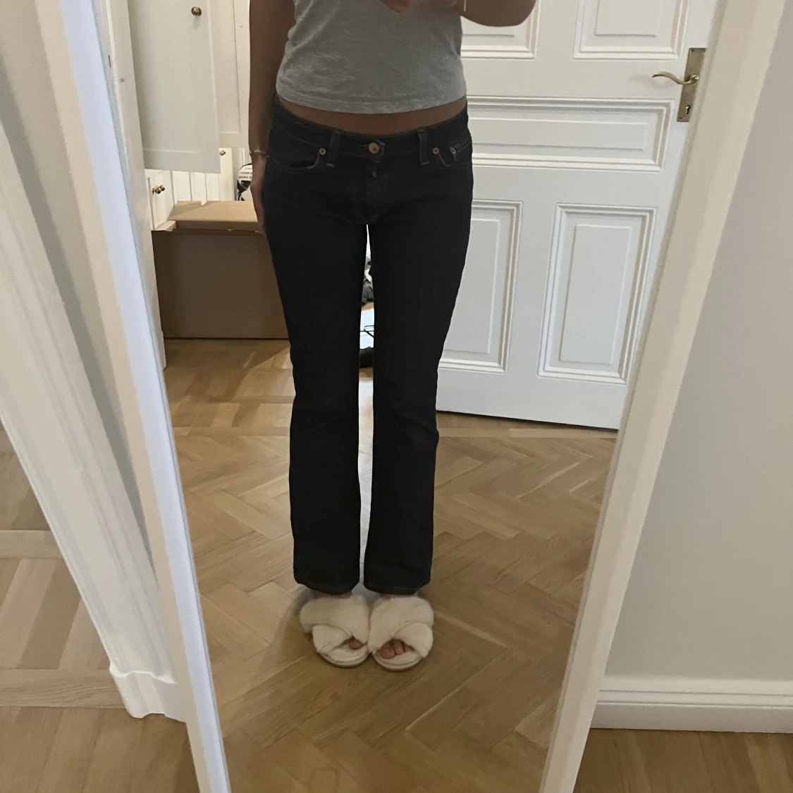 Lågmidjade vintage levis