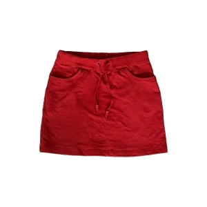 Röd kjol - Snygg röd mjukiskjol 