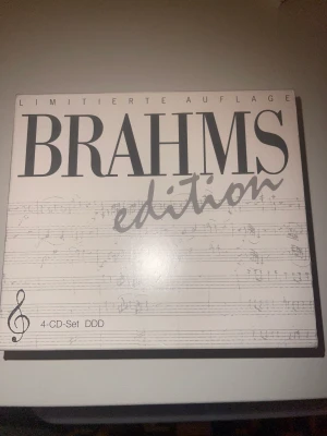 Brahms edition, klassisk musik, cd - Brahms edition  Musik cd Nyskick 4 cd colektion 