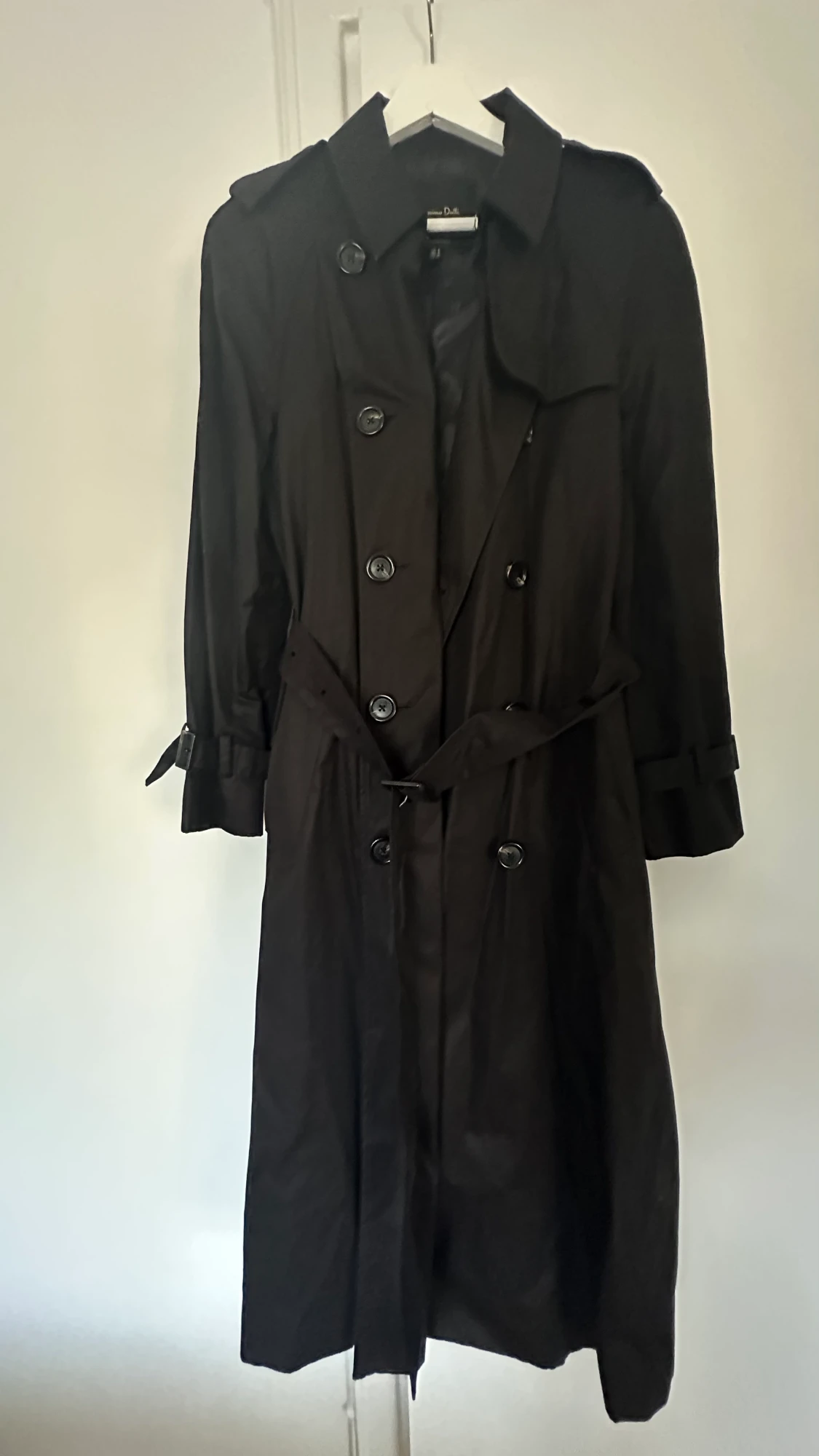 Massimo dutti trenchcoat svart