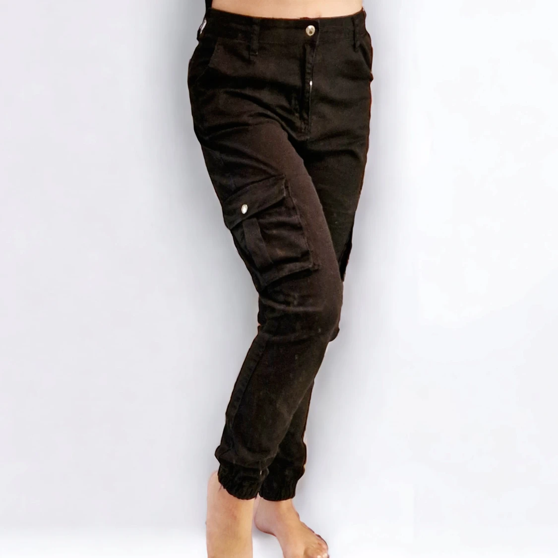 Svarta cargobyxor från MADLADY storlek M - Y2K 2000-tal - 91