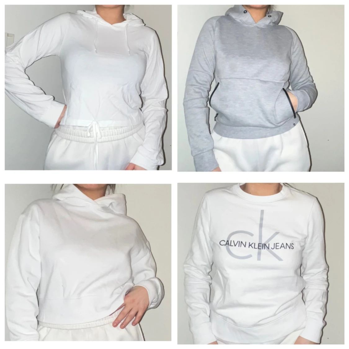 Hoodies & sweatshirts. Calvin klein, hollister mm. Strl. XS-M. 