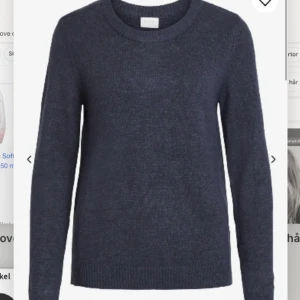 Stickad tröja - Marin blå stickad tröja! Nypris :329kr