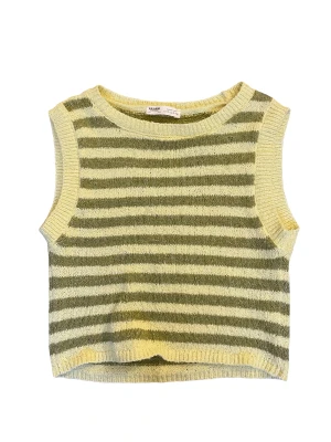 Grön randig väst - Jättefin grön-randig väst! Från hm som inte är använd så mycket så är i superbra kvalitet! 💚