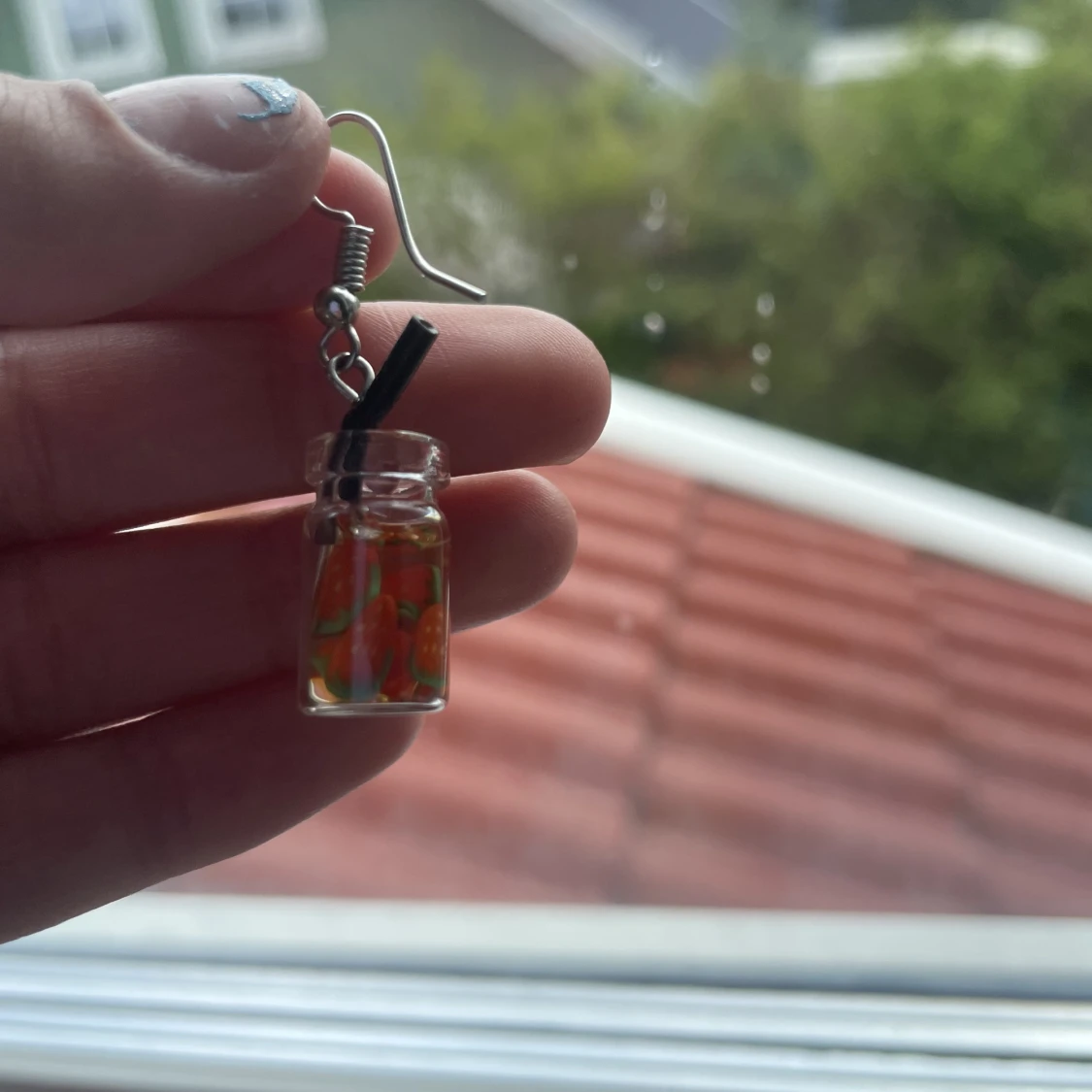 Somriga fina jordgubbdryck örhängen!!🍓🍓 - 91