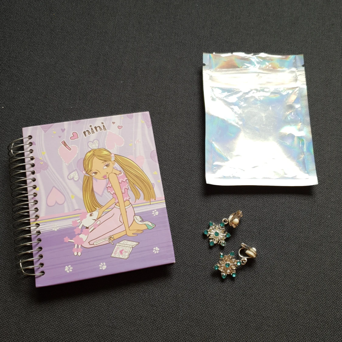 Block och klipps örhängen 