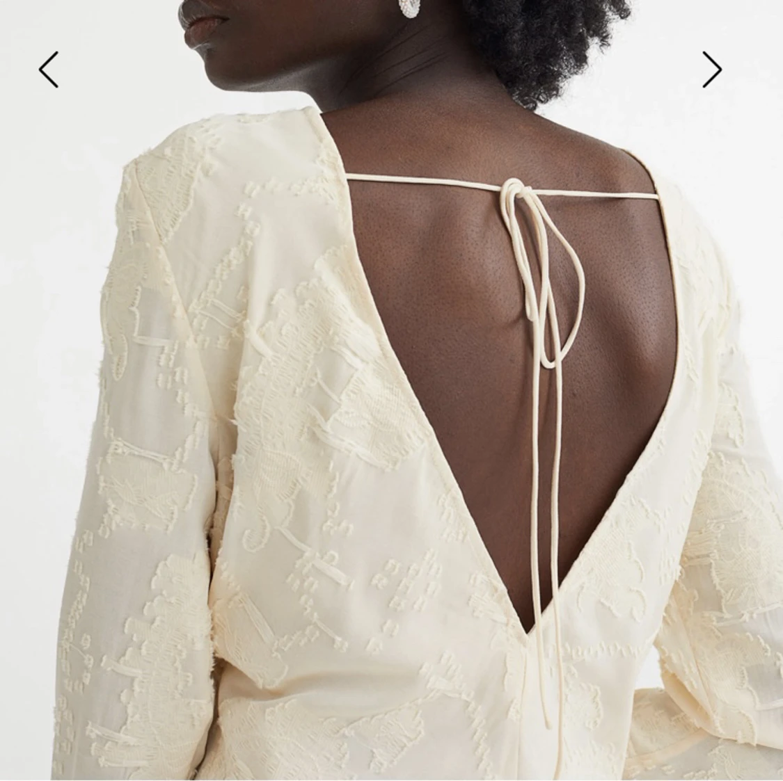 Klänning vit student  - 90