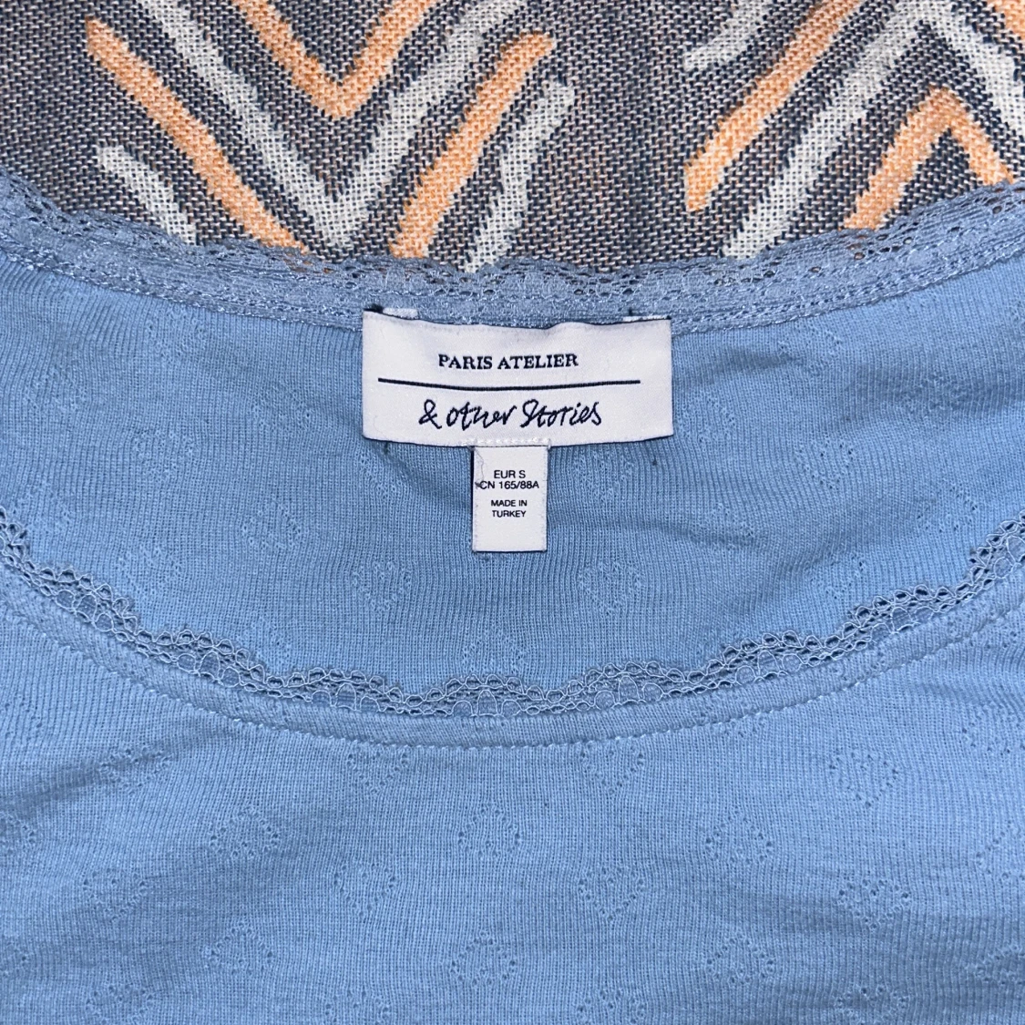 blå pointelletopp🎀 - 91